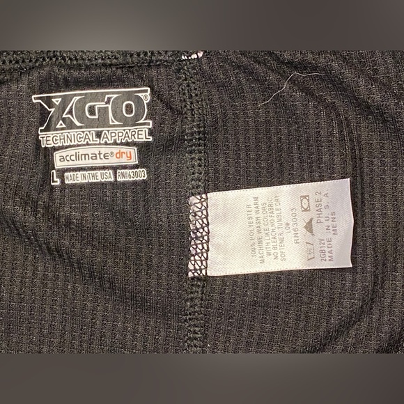 NEW Black-XGO Phase 2 Mid-Weight Waffle Thermal Pants, Men’s Large 36-38” Waist. - Picture 6 of 8